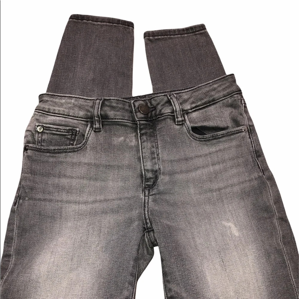 DL1961 size 14 girls grey black Chloe skinny jeans